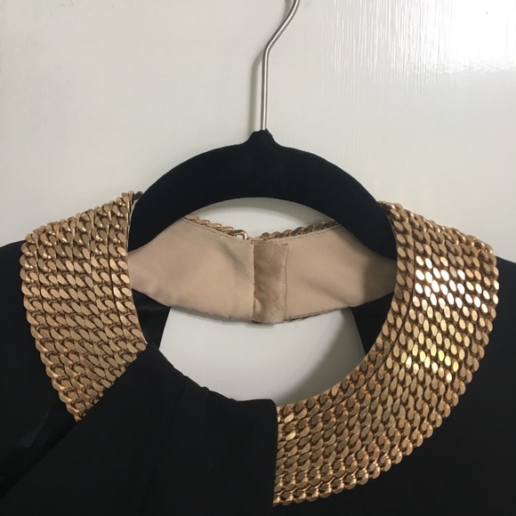 AKRIS Chain collar sheer skirt gown - Picture 4 of 5